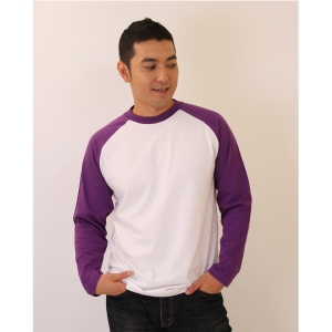 Sporty＆Rich ロンT ラグラン ロゴプリント長袖 Sporty＆Rich ロンT ラグラン ロゴプリント長袖