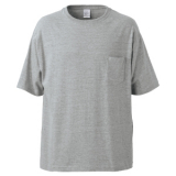 5.6オンス ビッグシルエット Tシャツ（ポケット付）