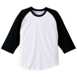 5.0オンス ラグラン3/4スリーブTシャツ