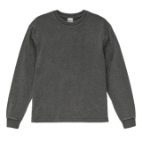6.2オンス オープンエンド フェードウォッシュ ロングスリーブ Tシャツ(2.1インチリブ)