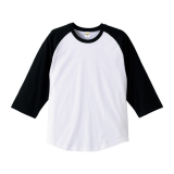 5.0オンス ラグラン3/4スリーブTシャツ(150cm)