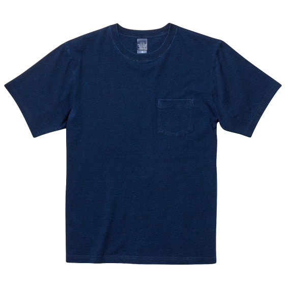 5.3オンス インディゴ Tシャツ（ポケット付） | Tシャツ | オリジナルT 